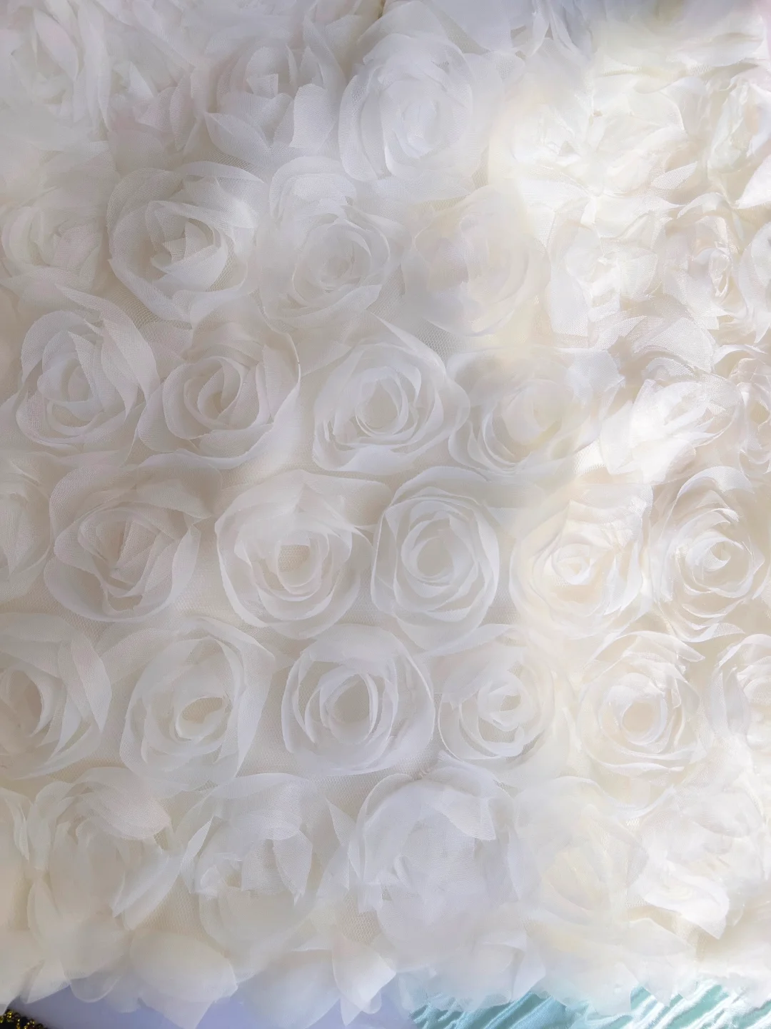 Vestido corto de fiesta, de satén blanco, con corte en A y flores, de gasa y satén, para regreso a casa y cumpleaños, GG2758