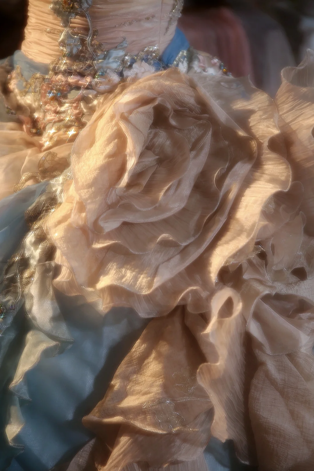 Vestido de fiesta vintage de satén, sin tirantes, de gasa, con apliques, largo, para graduación, noche, GG2858