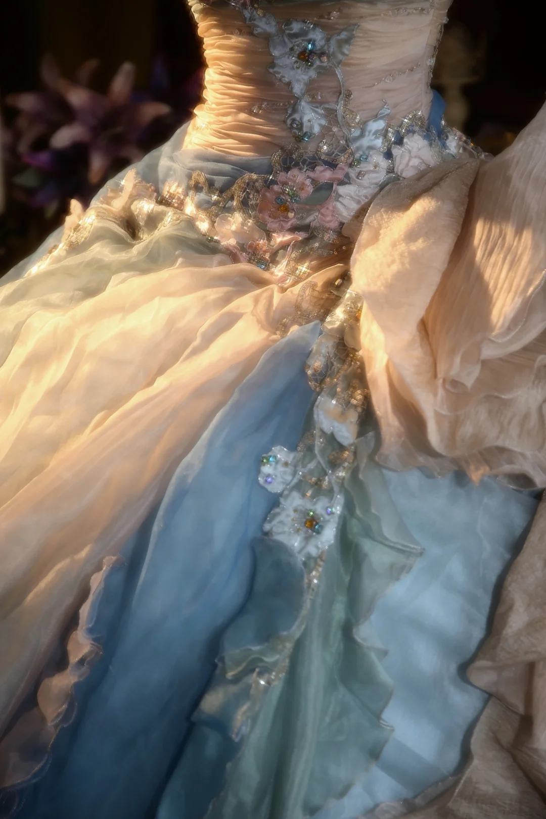 Vestido de fiesta vintage de satén, sin tirantes, de gasa, con apliques, largo, para graduación, noche, GG2858