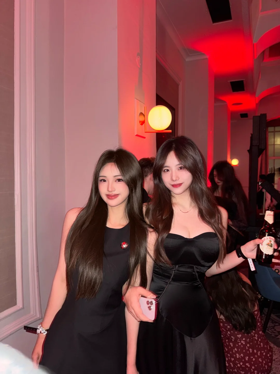 Vestido largo de satén negro con tirantes finos y corte en A, para fiesta de graduación o de noche (GG2864)