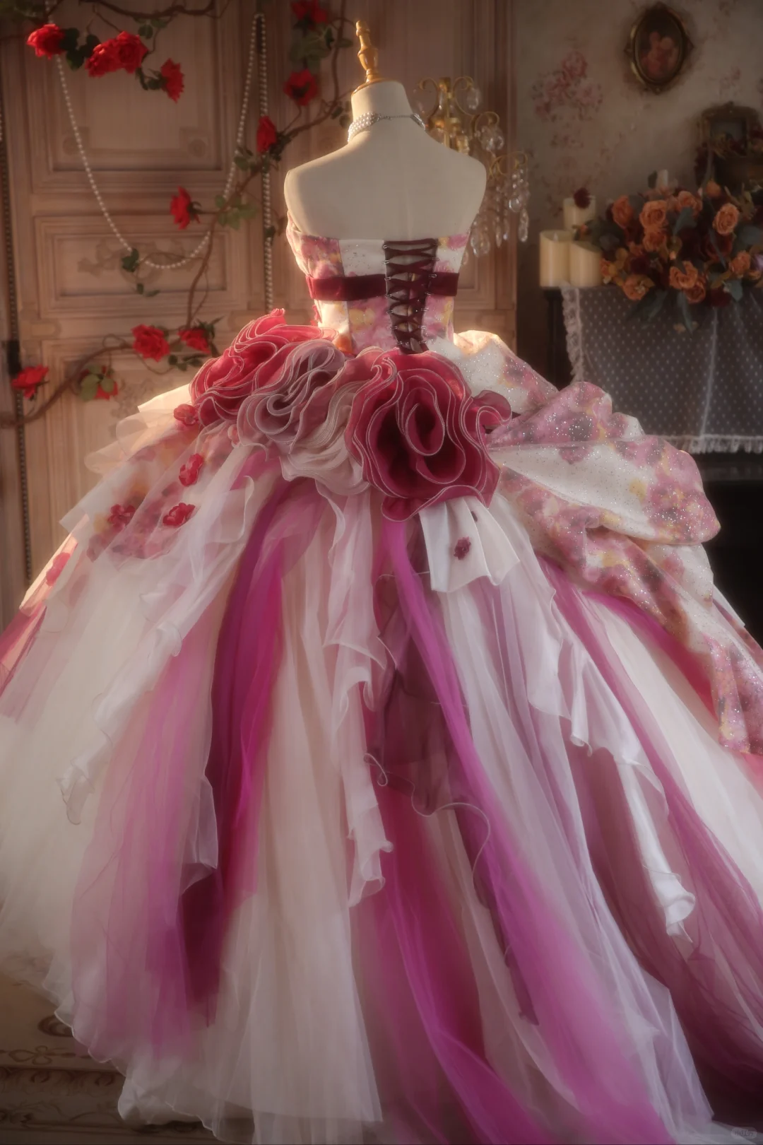 Impresionante vestido de fiesta largo sin tirantes con apliques de tul, vestido de fiesta, vestido de noche GG2874