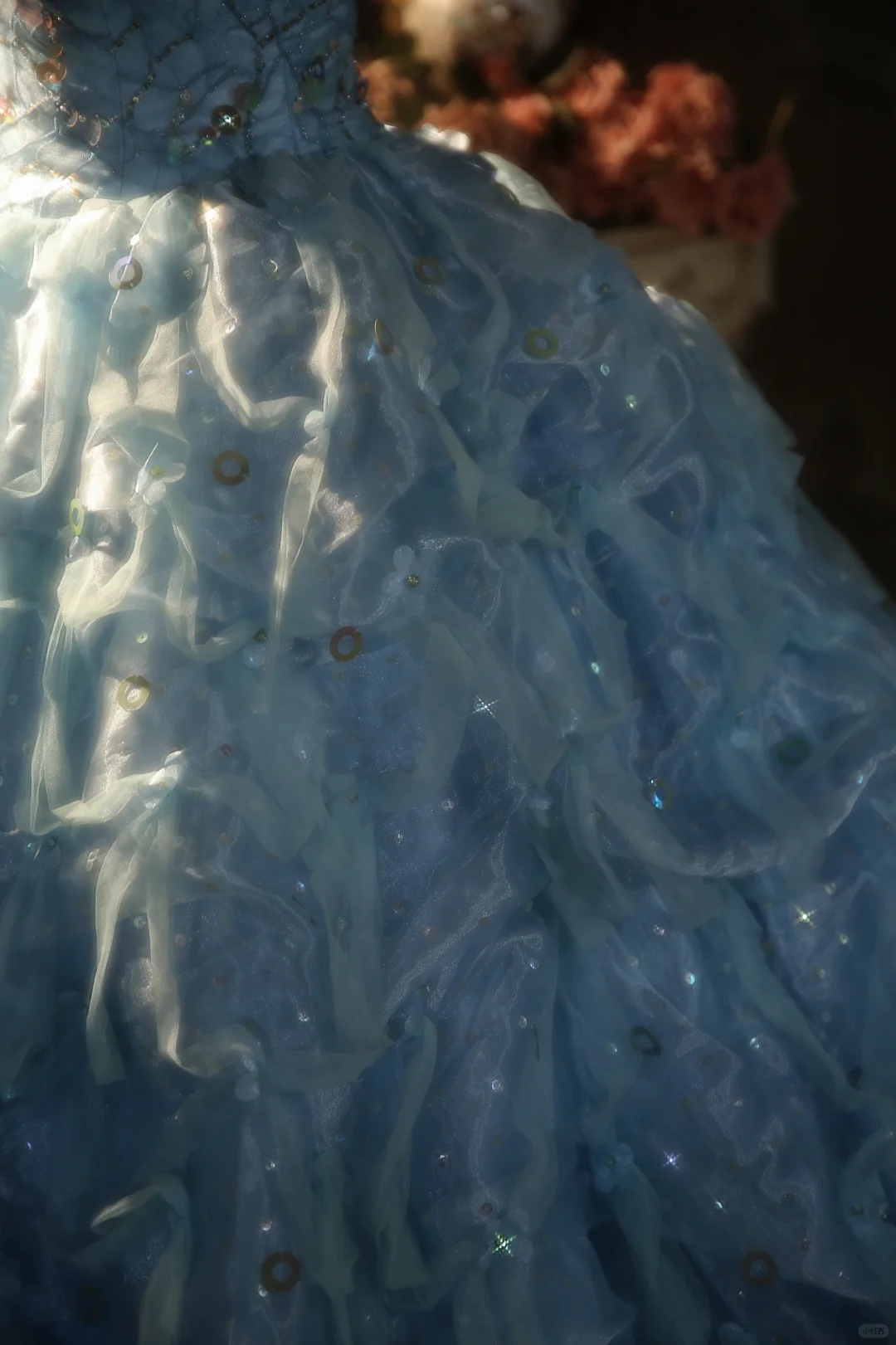 Hermoso vestido de fiesta sin tirantes de tul azul pálido, de satén, largo, para graduación, fiesta o noche GG2878
