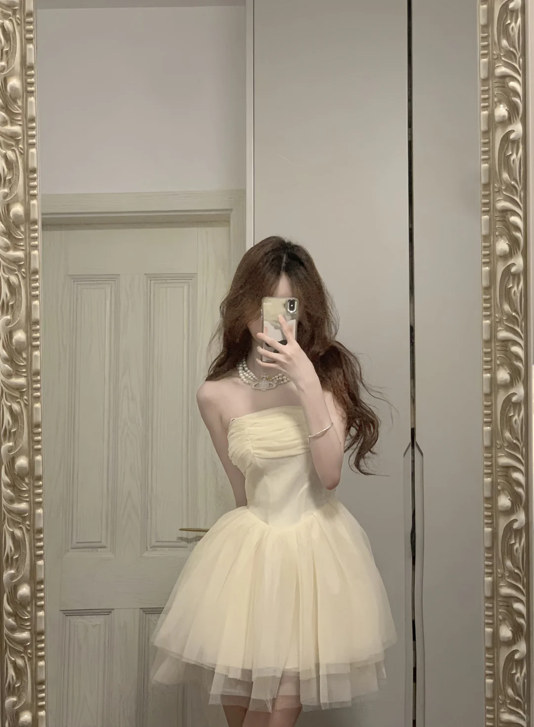 Vestido de fiesta corto de tul y gasa, sin tirantes, corte A, para regreso a casa y cumpleaños, GG3369