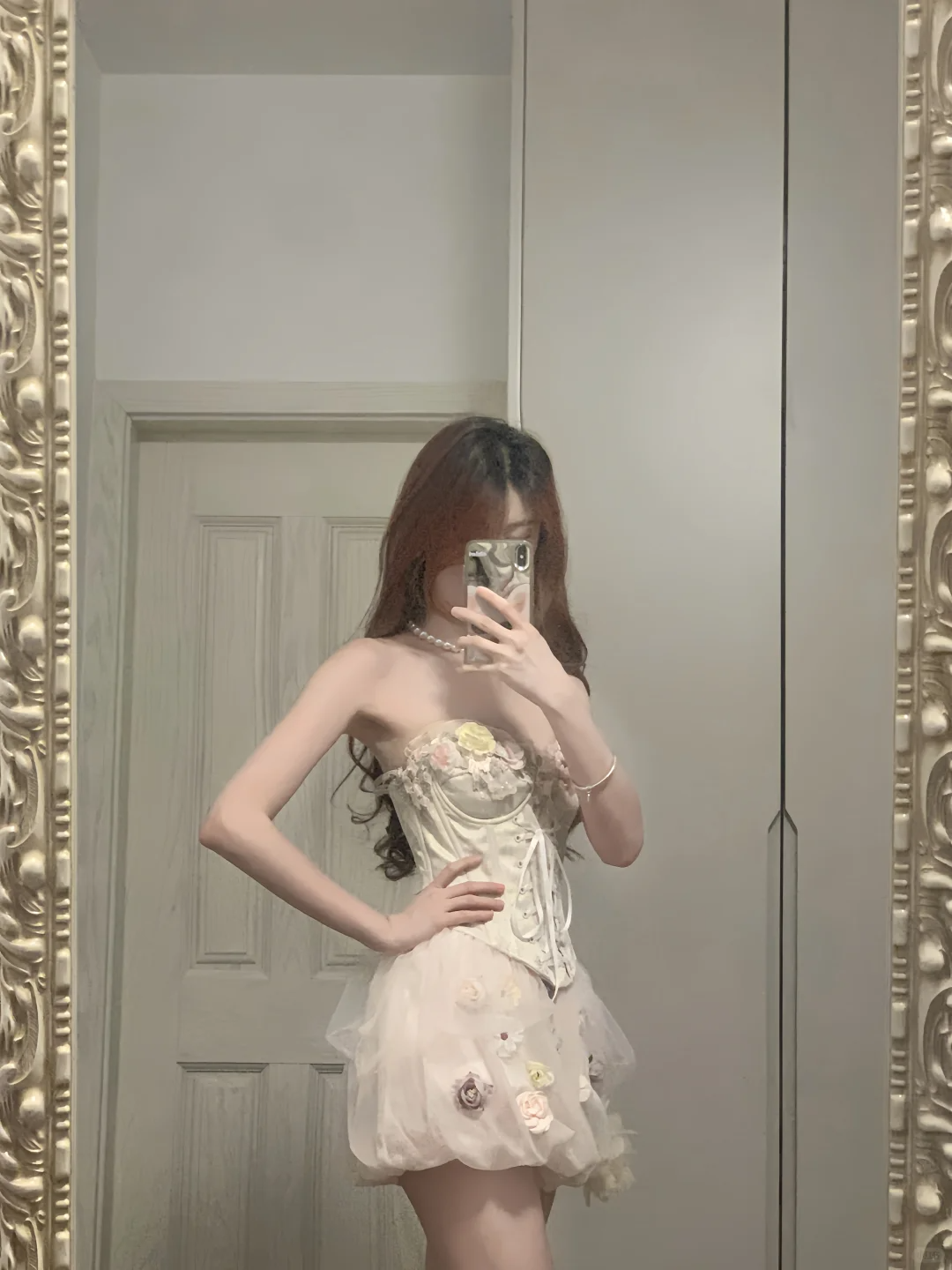 Vestido de fiesta corto con apliques de tul satinado, sin tirantes, corte A, para regreso a casa y cumpleaños, GG3370