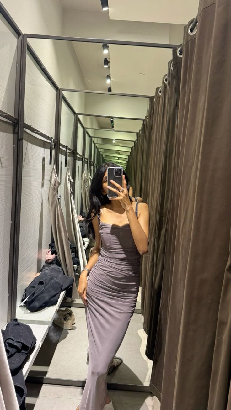 Vestido de fiesta largo plisado de satén con tirantes finos y corte sirena, elegante, para graduación, noche, GG3891