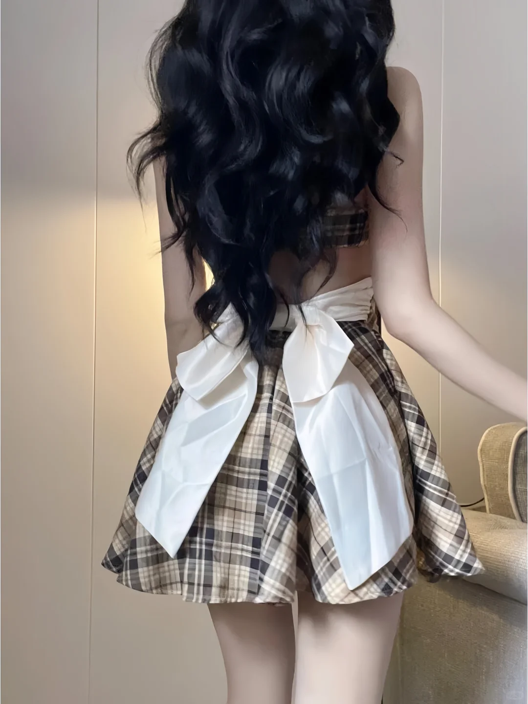 Vestido corto elegante de satén con tirantes finos, corte A, para fiesta de bienvenida, para verano, para 18 cumpleaños, GG3943