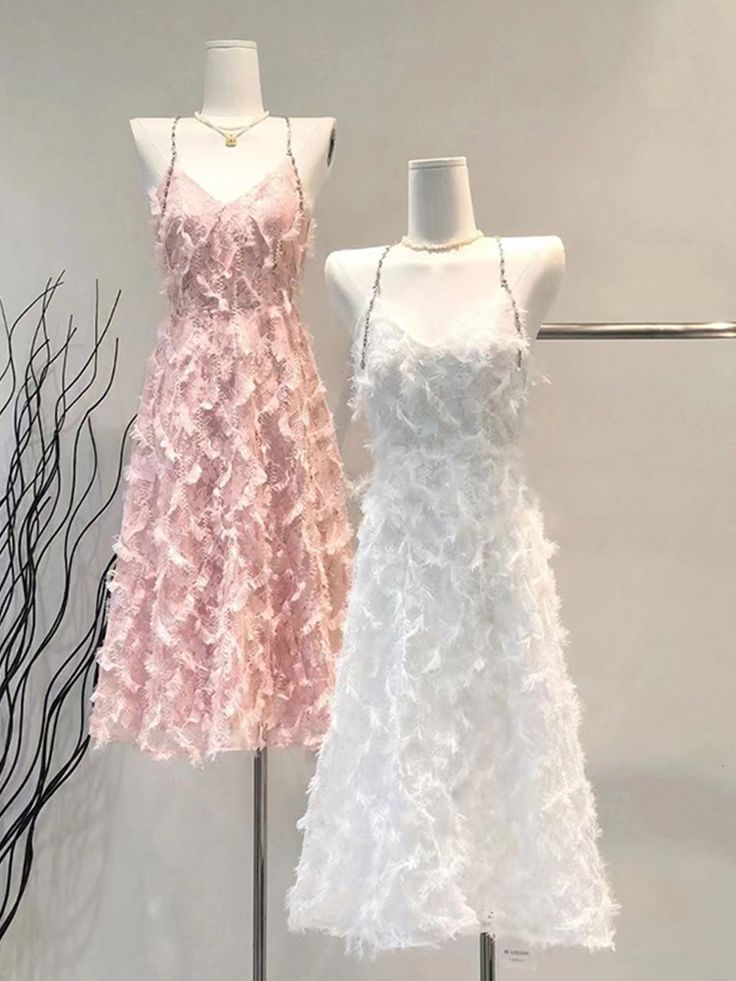 Vestido de fiesta elegante de tul con tirantes finos, corte en A y cuentas, largo hasta la rodilla, para regreso a casa y noche (GG785)