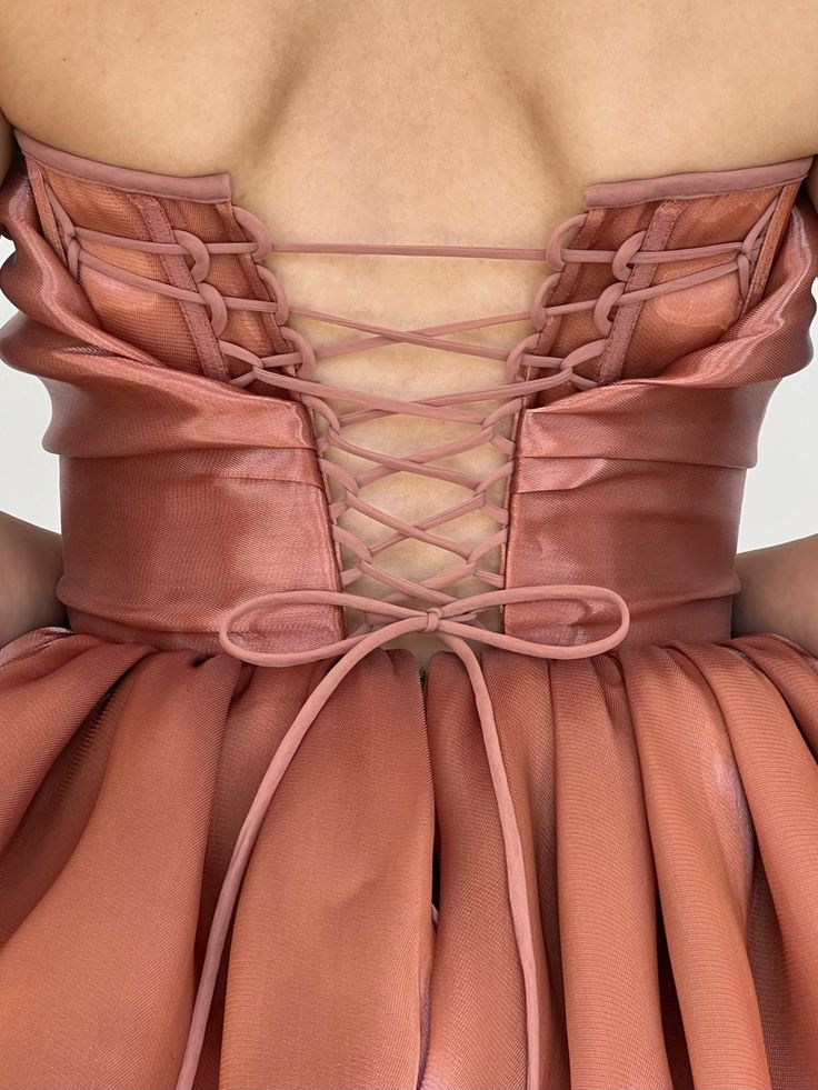 Cute Blush Pink V Neck Pleated Short A Line Cocktail Dress Homecoming Dress S762