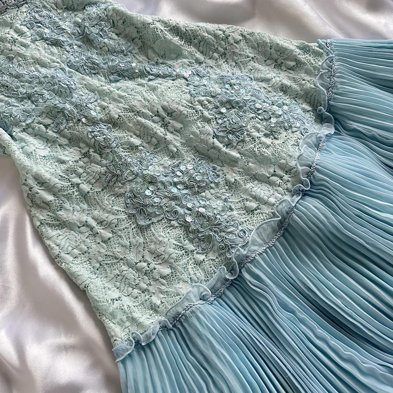 _____owder Blue Sparkling Charming Retro Princess Stunning Unique Fashionable Beautiful Elegant Delicate Lace Short Lace Sequin Homecoming Dress Prom Dress Evening Dress Birthday Party Dress Prom Dress gh3916