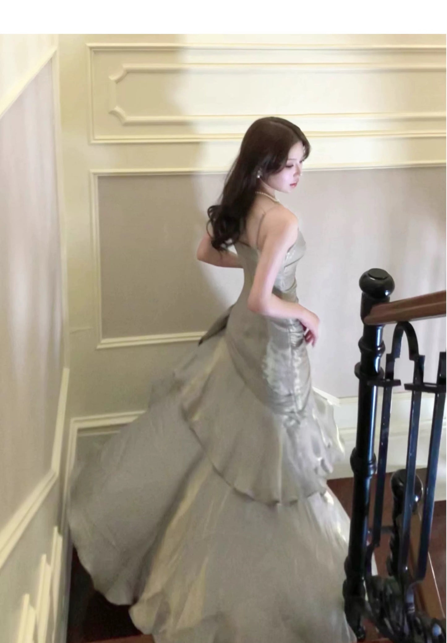 Vestidos de fiesta largos de sirena modestos con tirantes finos para fiesta de cumpleaños y noche