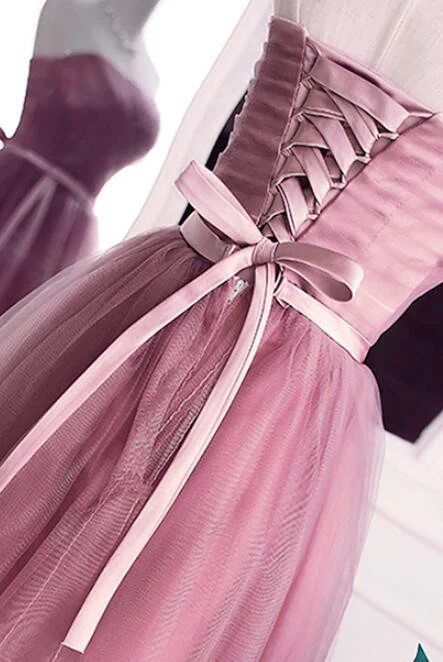 Lovely Tulle Short Party Dress, Handmade Formal Dresses gh519
