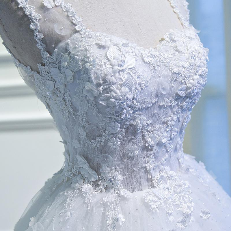 Simple Sweetheart White Lace up Beads Lace Appliques Tulle Straps Homecoming Dresses gh985