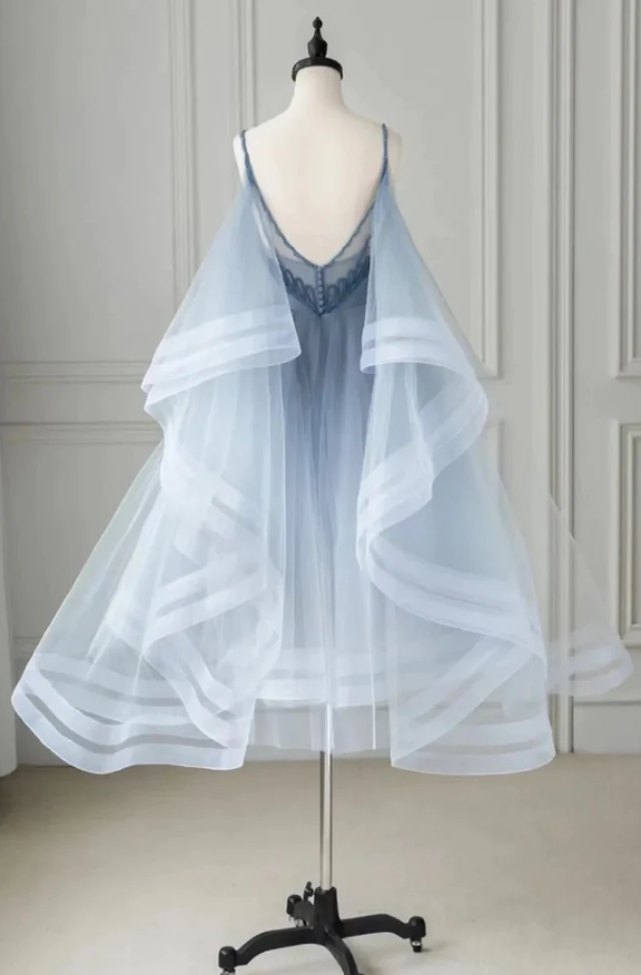 Cute tulle short prom dress homecoming dress fg1541