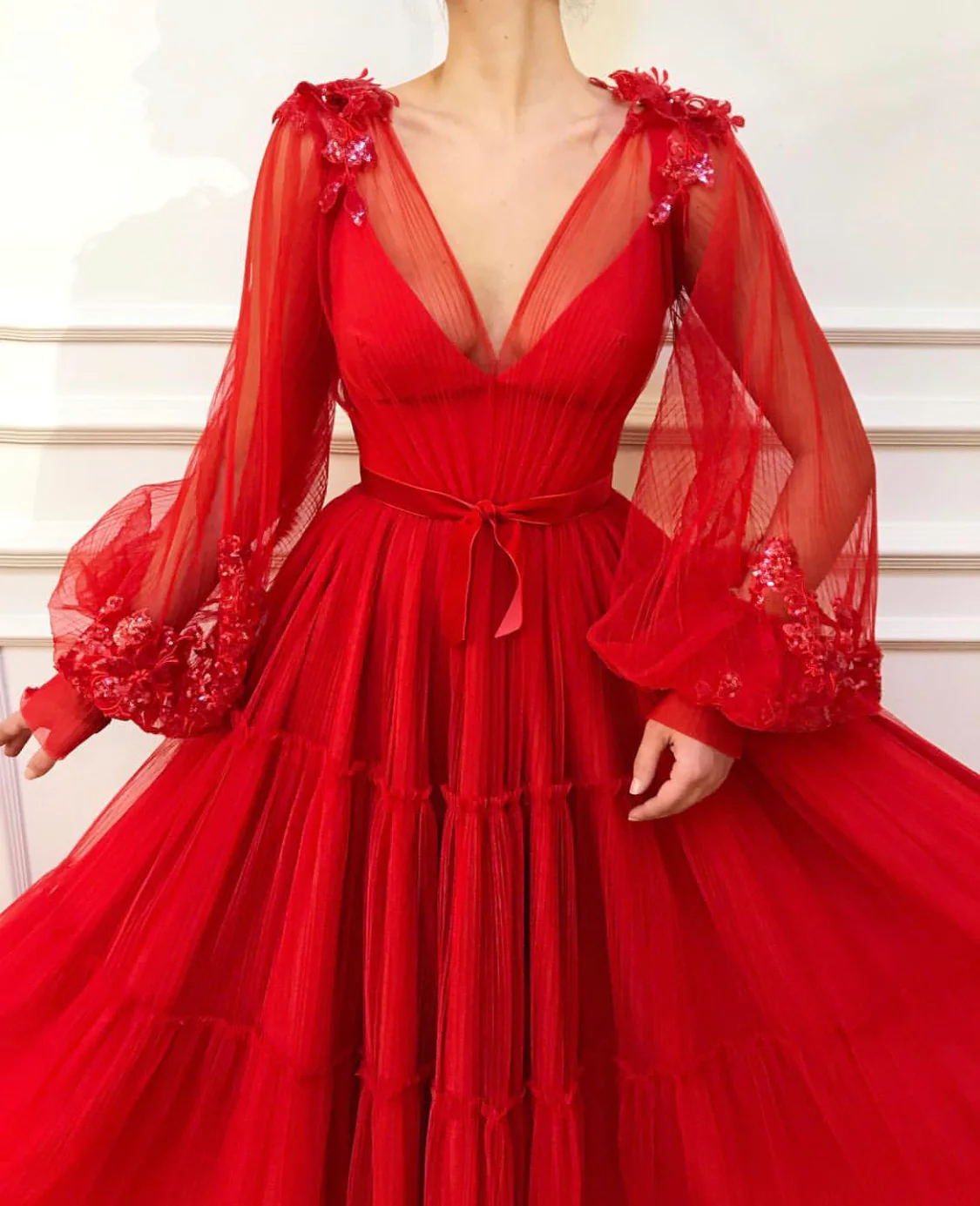Red Long prom dress Evening Gown Party Dress fg3244