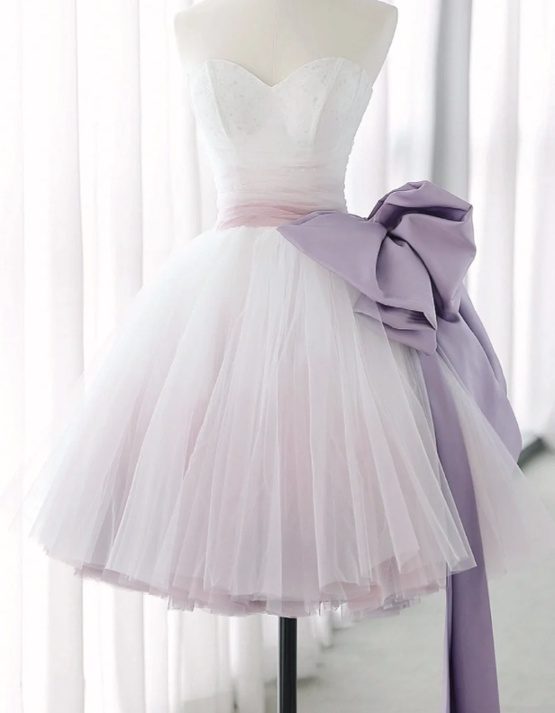 Sweetheart neckline A-line cocktail dress party dress Homecoming Dress fg5814
