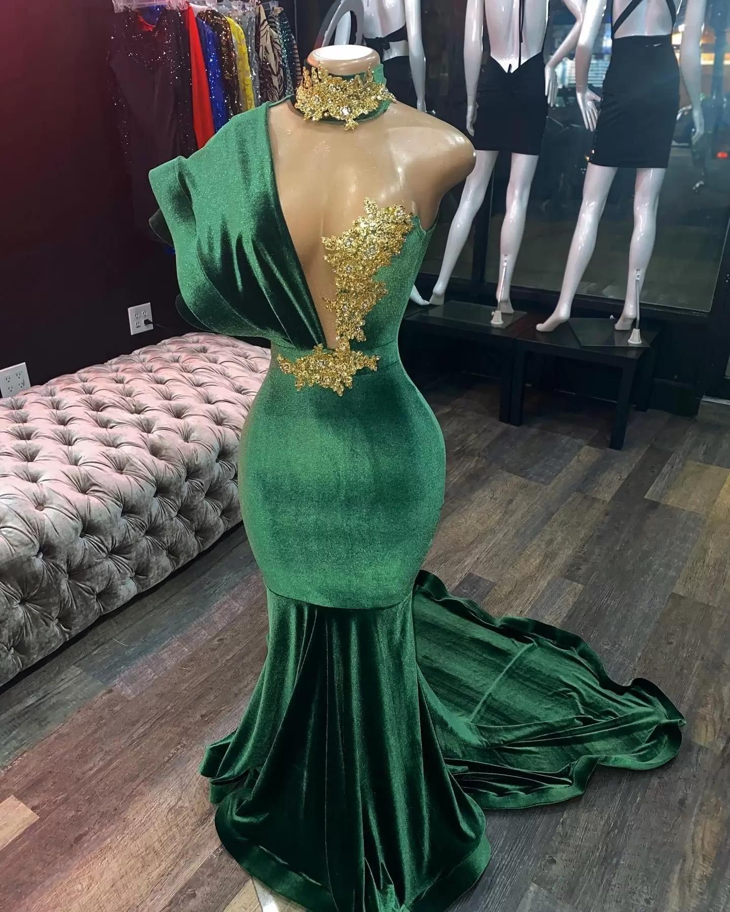 Green Evening Prom Dresses, Long Prom Dress fg3337