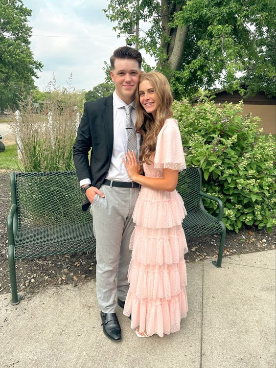 Pink prom dress long evening formal gown gh2903