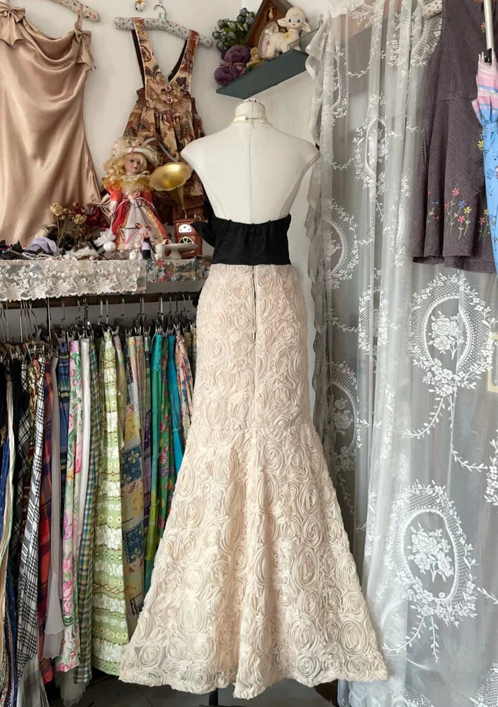 Black Pink Fashion Off Shoulder Exquisite Lace Long Prom Dress Evening Dress Party Dress gh3384