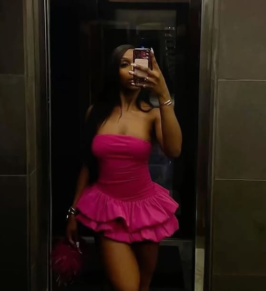 Sexy Bright Pink Mermaid Strapless Sleeveless Short Homecoming Dress TP2060