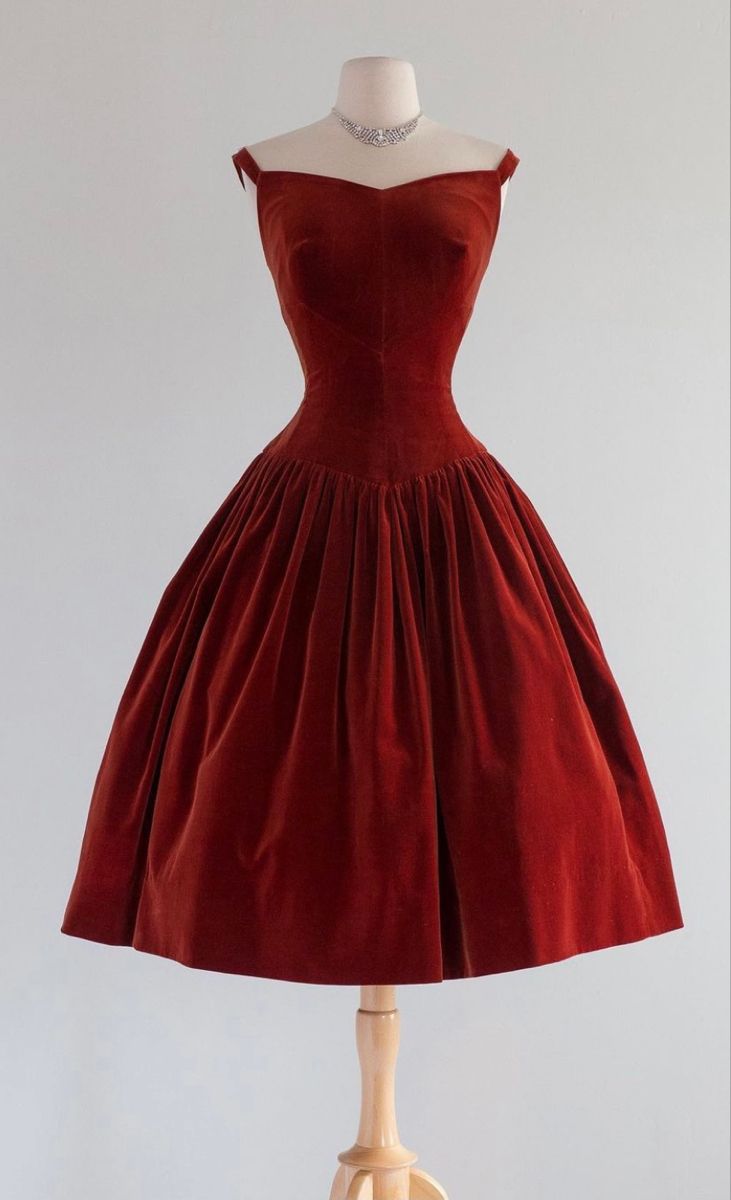 Simple Burgundy A-line Off-shoulder Velvet Short Ball Gown Evening Dress TP2137
