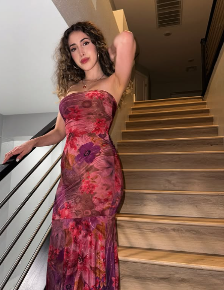 Vestido de noche largo de sirena, ajustado, con top de tubo estampado y sin tirantes, sexy, TP2750