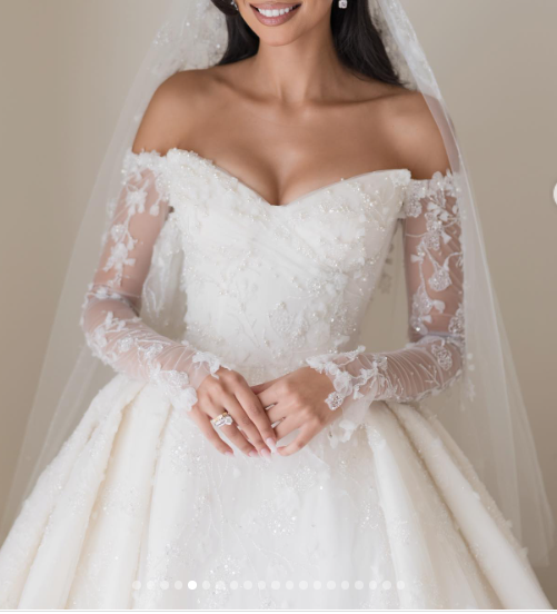 Vestido de novia de ensueño, vestido de fiesta con hombros descubiertos y encaje, vestidos de novia W0108