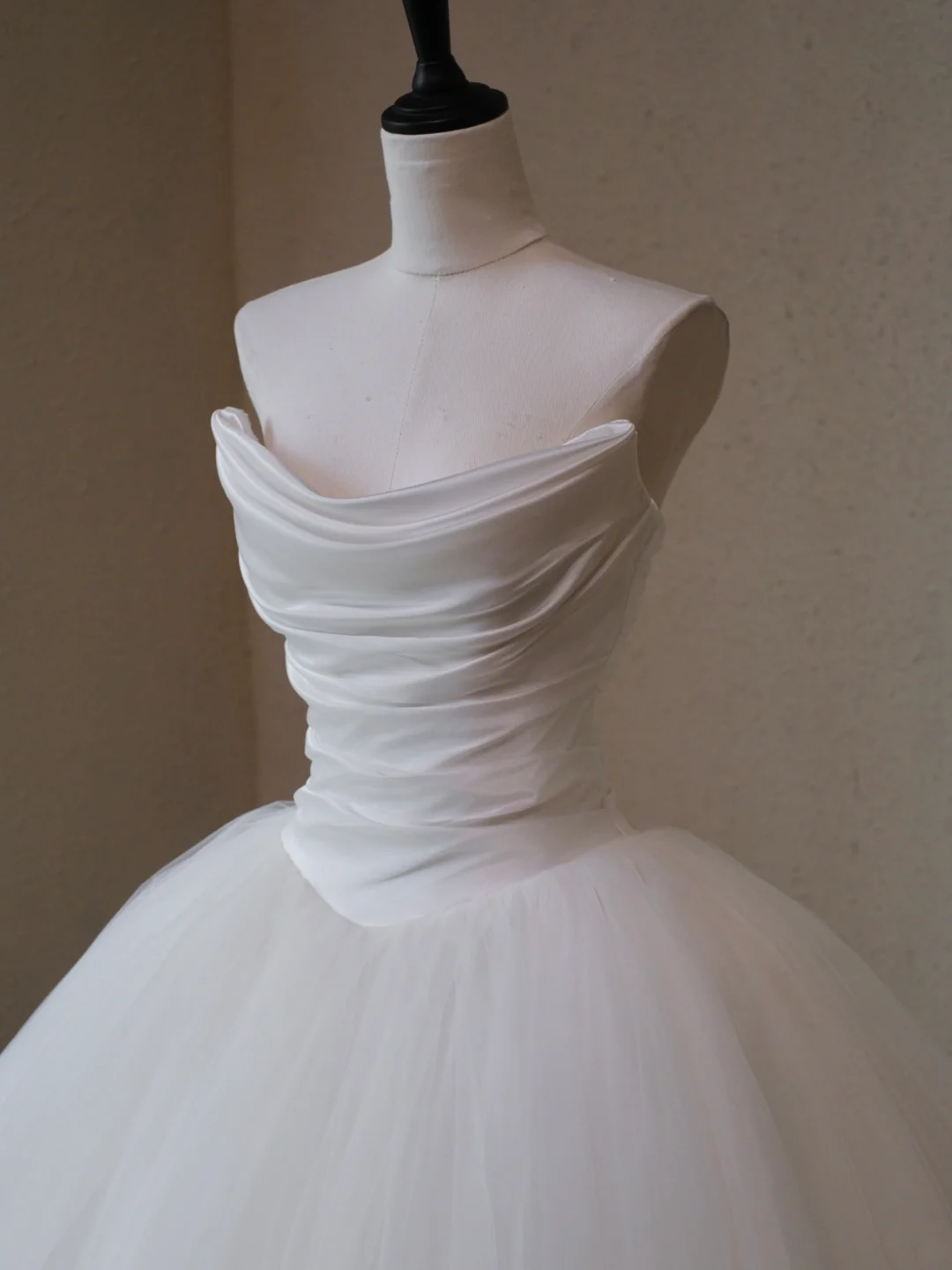 Vestido de novia modesto, vestido de fiesta, escote corazón, tul blanco, largo, vestido de novia, W0125
