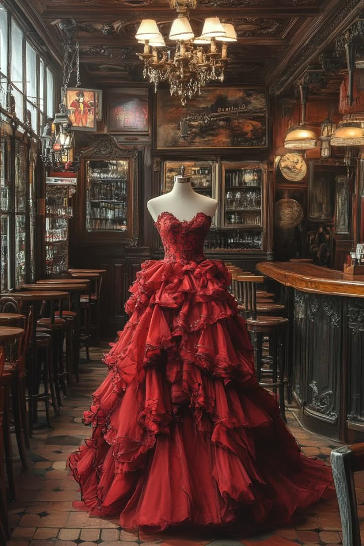 Hermoso vestido de fiesta con escote corazón, de satén rojo, largo, para quinceañeras, formal, de 15 años, para dulces 16, W0317