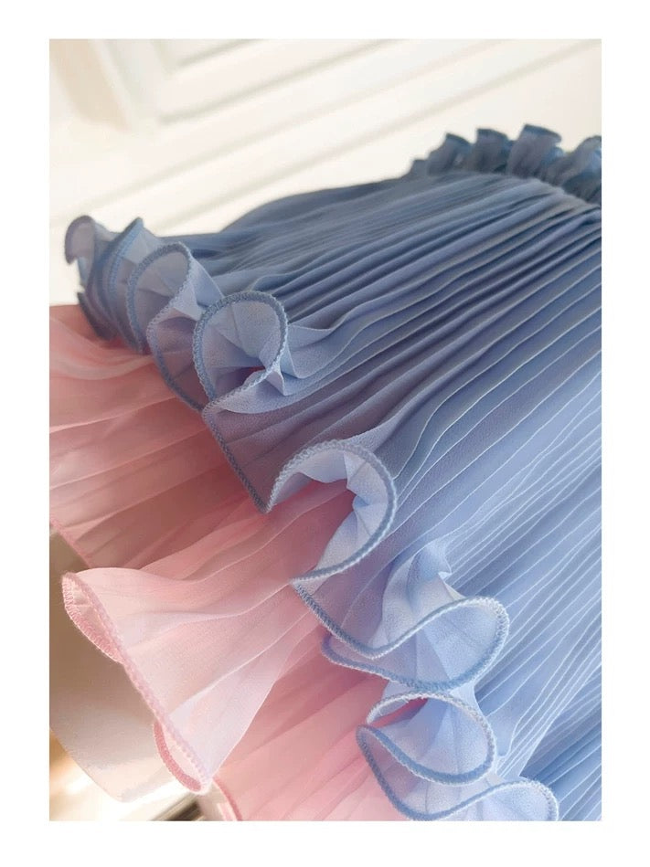 Bonito vestido de verano con tirantes finos, corte A, floral, para adolescentes, para cumpleaños número 16, minivestido para cumpleaños número 18, vestidos de cóctel para mujer W901