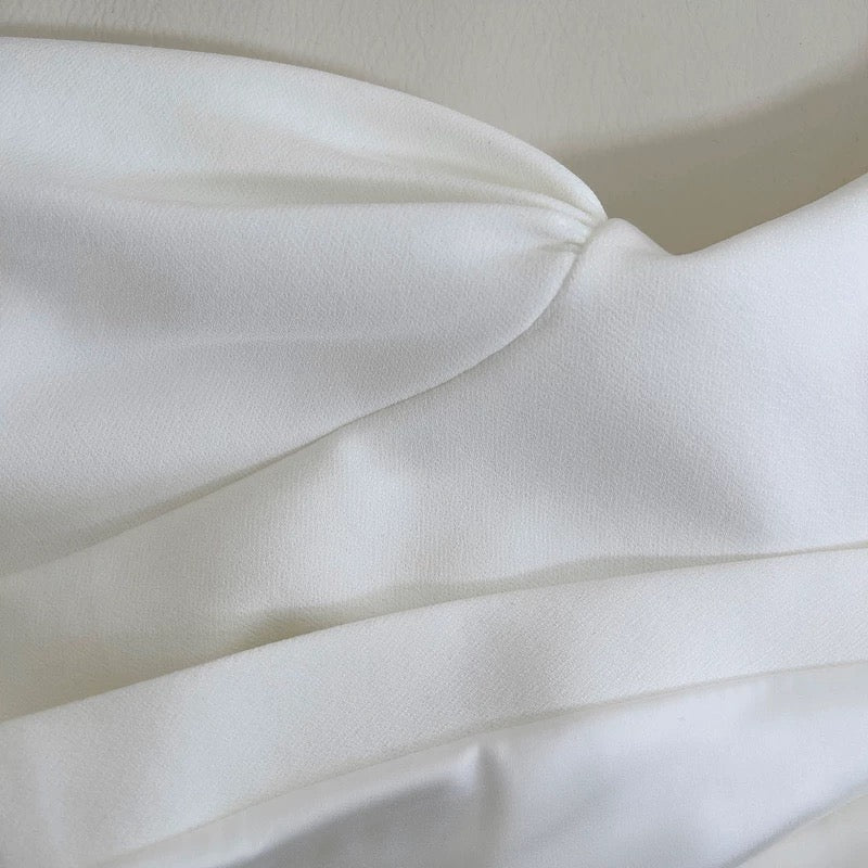Vestido de fiesta de verano de satén blanco, sin mangas, estilo formal, corto, de corte A, cuadrado, para octavo grado, para escuela secundaria, cóctel, cumpleaños, W919