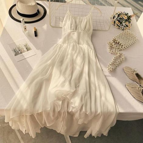 Spaghetti Straps Chiffon Prom Dress cg22850