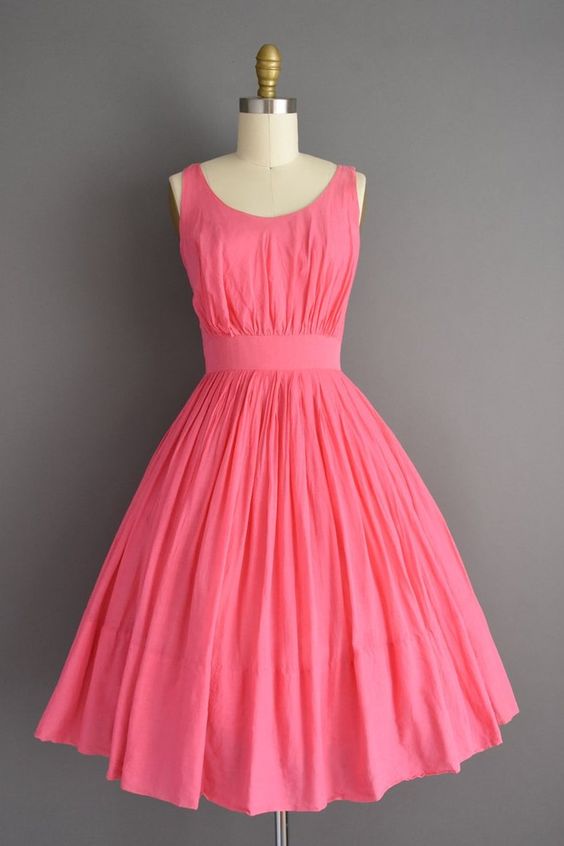 A-line Empire Short Watermelon Red Homecoming Dress cg23281