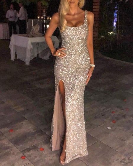 Fashion sequin Evening Dress, Long Prom Dresses cg24800