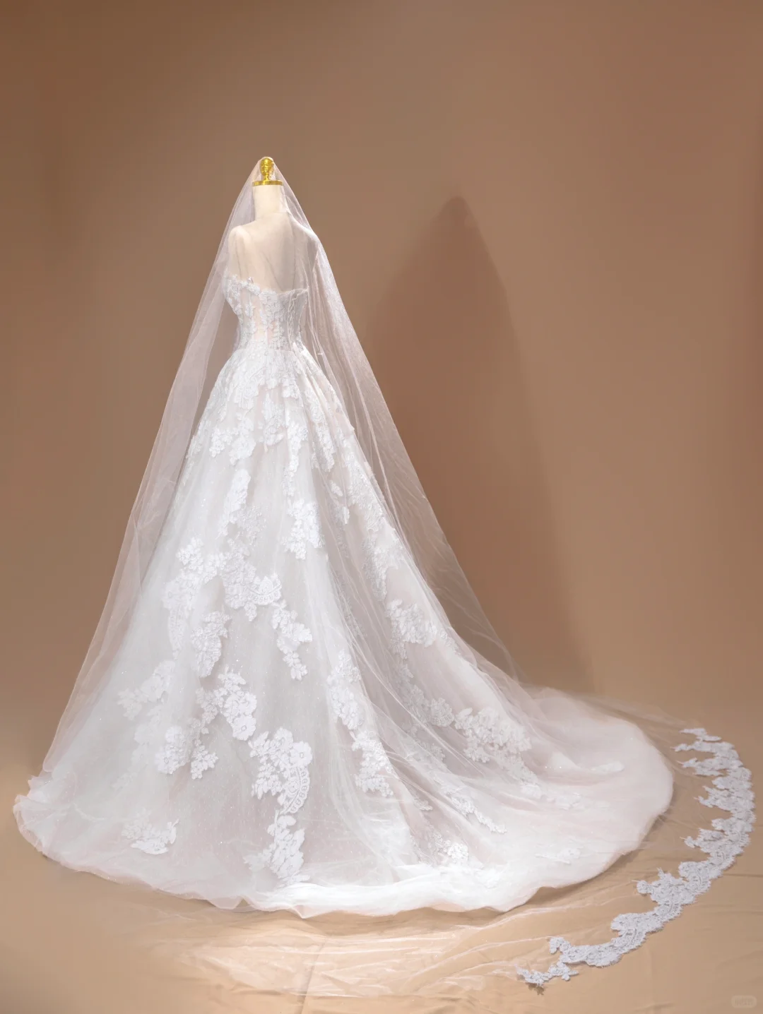 Vestido de novia princesa, vestido de baile, sin tirantes, de encaje, blanco, largo, DH2793