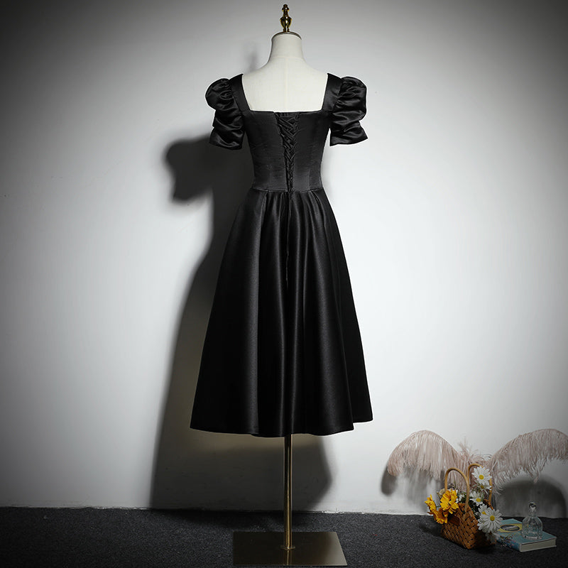 Black evening dress party gowns homecoming dress fg153