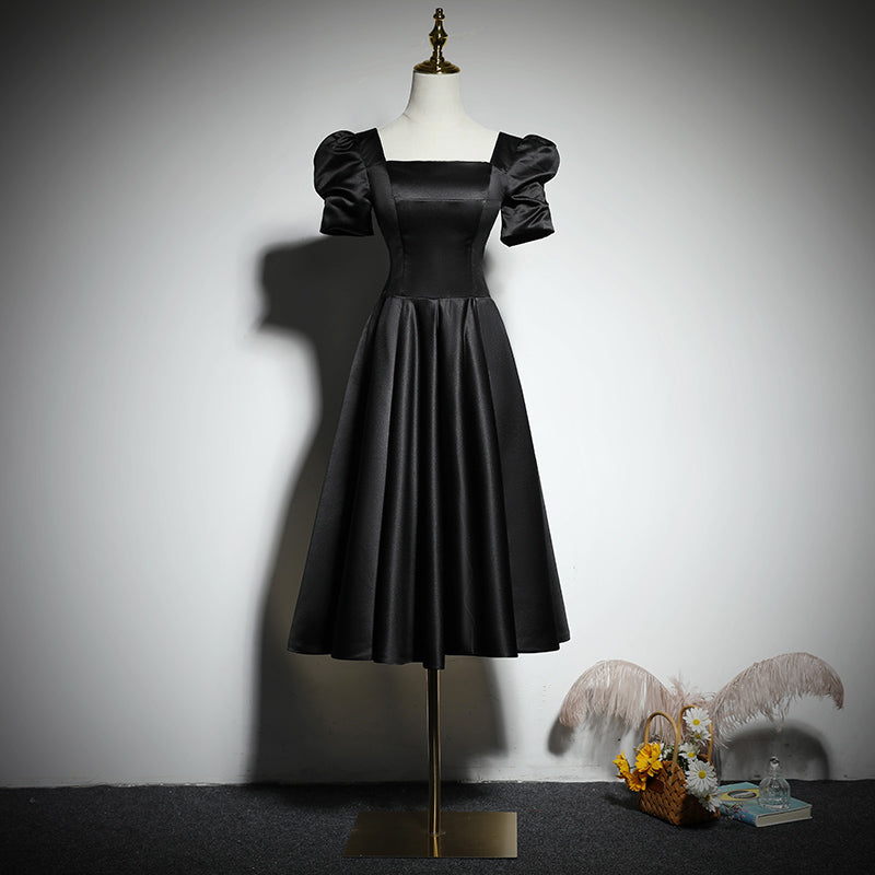 Black evening dress party gowns homecoming dress fg153