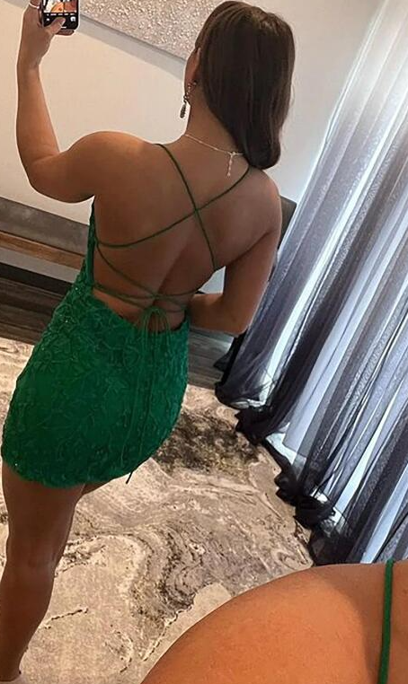 Lace Homecoming Dresses,Short Prom Dresses fg473