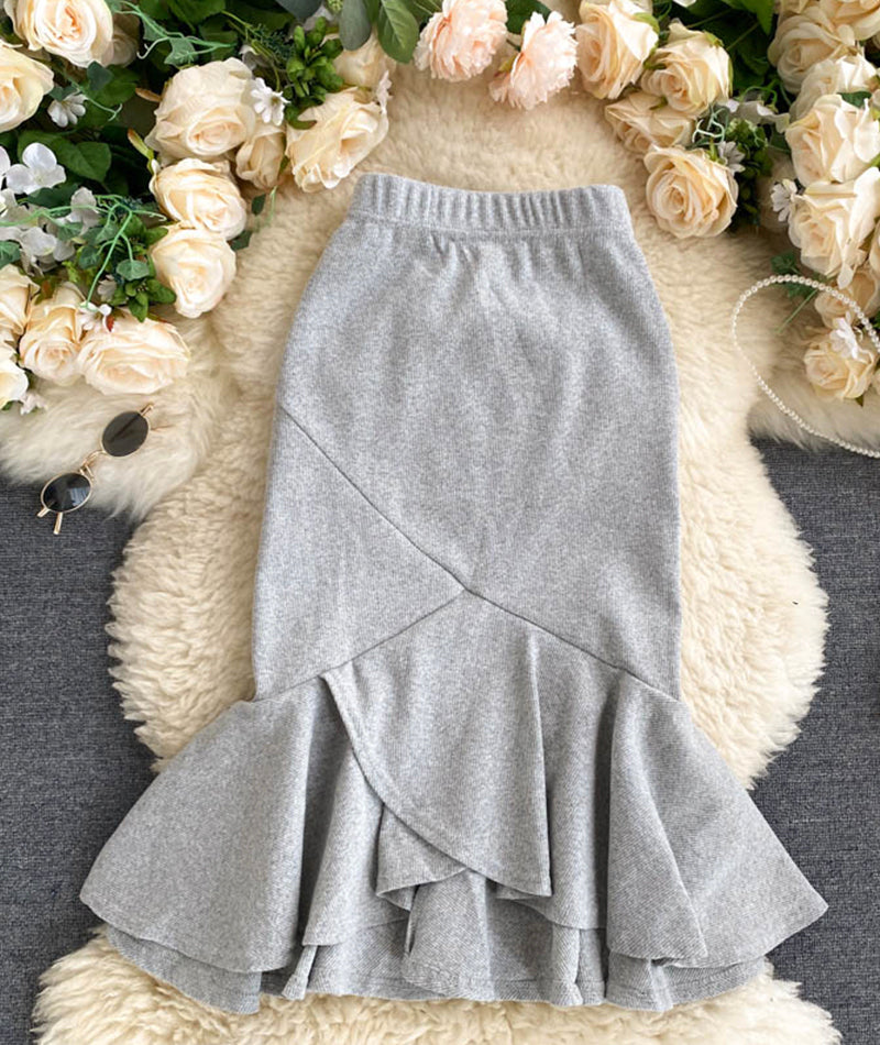 A line irregular skirt 3473