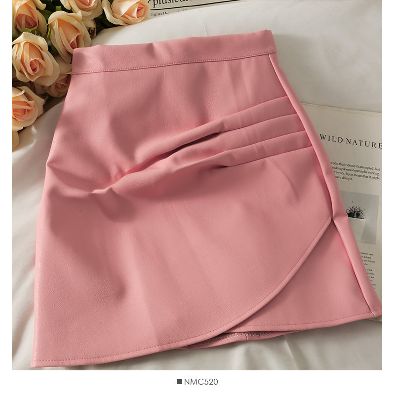 A-line skirt women's autumn dress anti slip Hip Wrap Skirt 2497