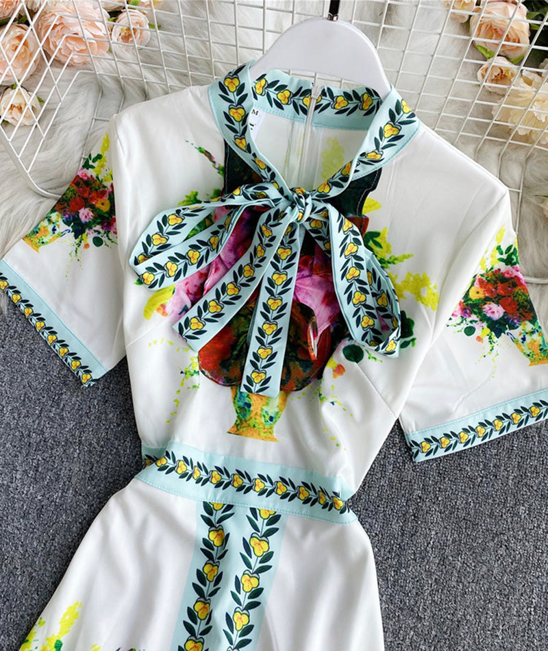 A line printed dress 1003