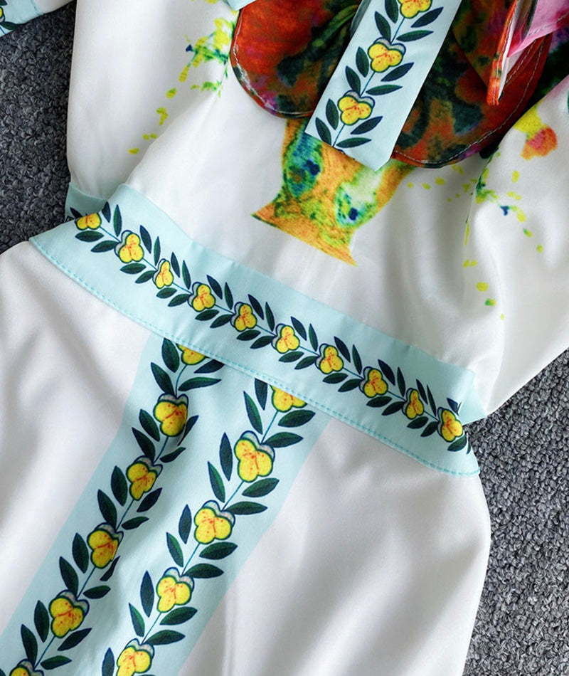 A line printed dress 1003