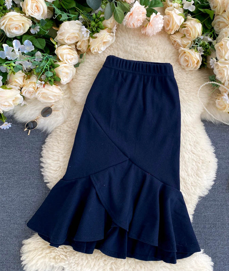A line irregular skirt 3473