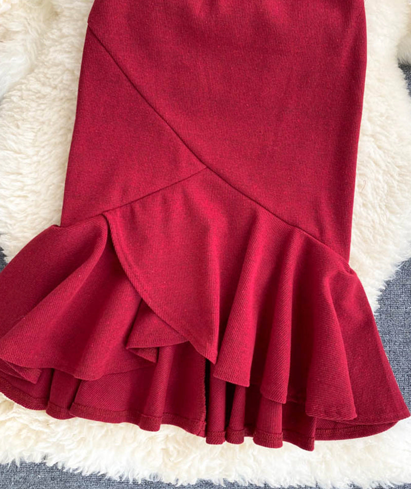 A line irregular skirt 3473