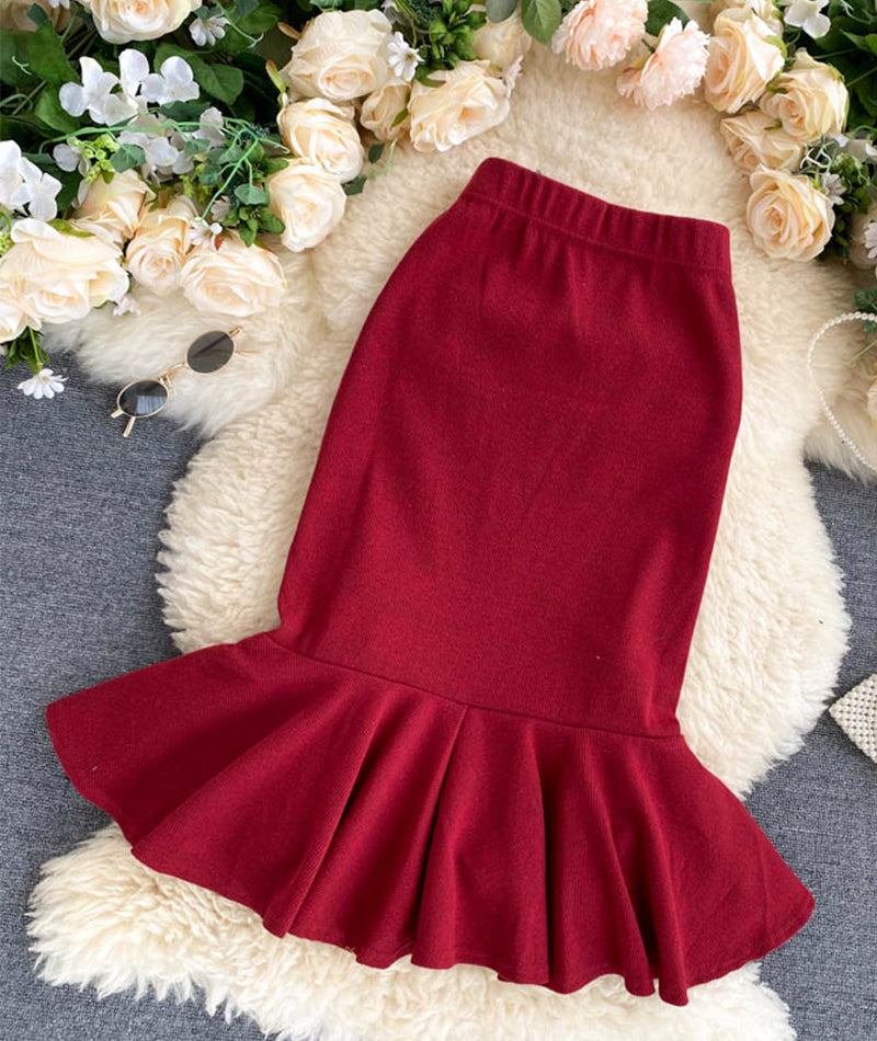 A line irregular skirt 3473