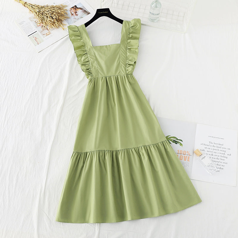 A skirt with a back bow, a salt, sweet, little skirt 4514