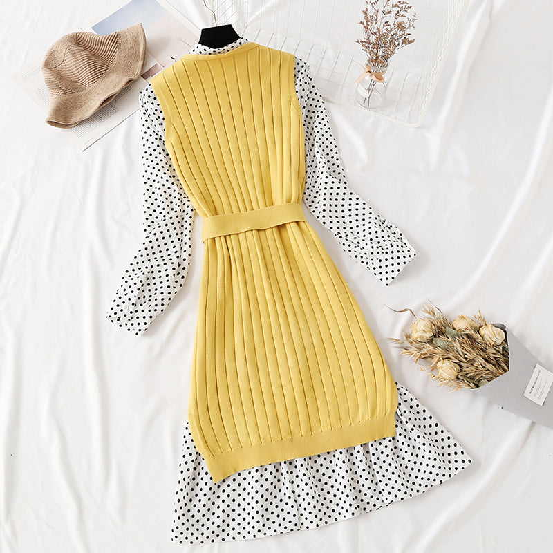A very exotic French minority suit skirt two-piece set 4474