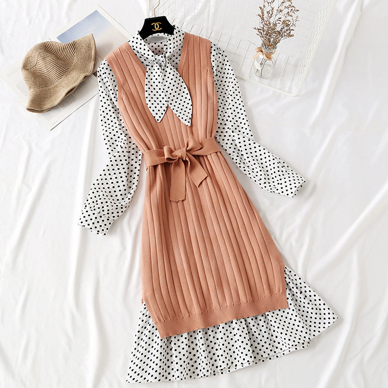 A very exotic French minority suit skirt two-piece set 4474