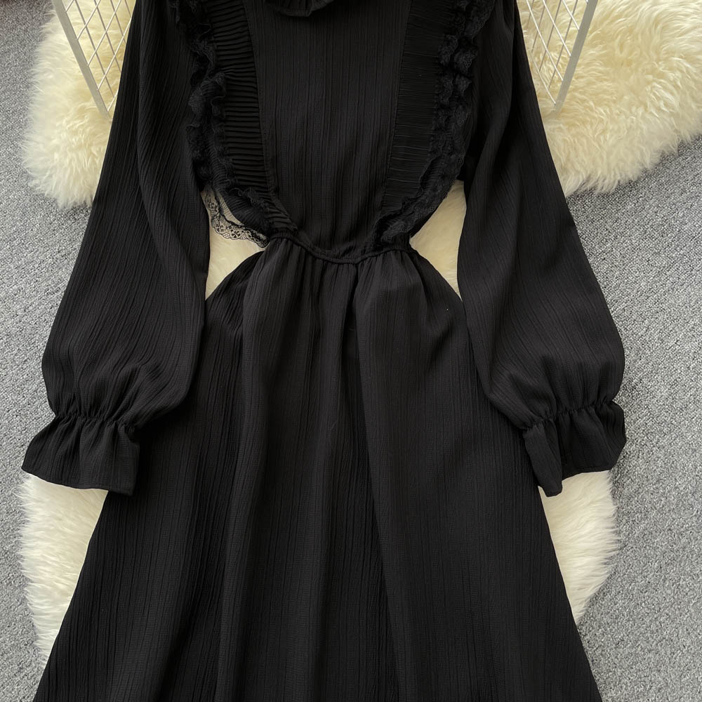 Cute A Line Long Sleeve Dress Fashion Dress 10776