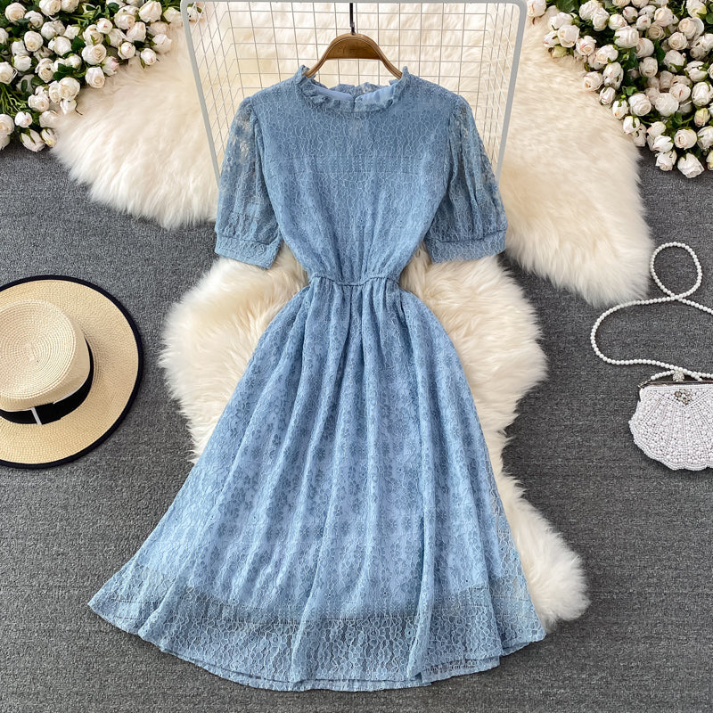 Cute Lace Short Dress A Line Fashion Dress 10758