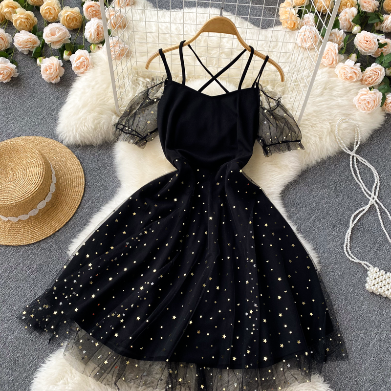 Cute A Line Tulle Short Dress Fashion Dress 10677